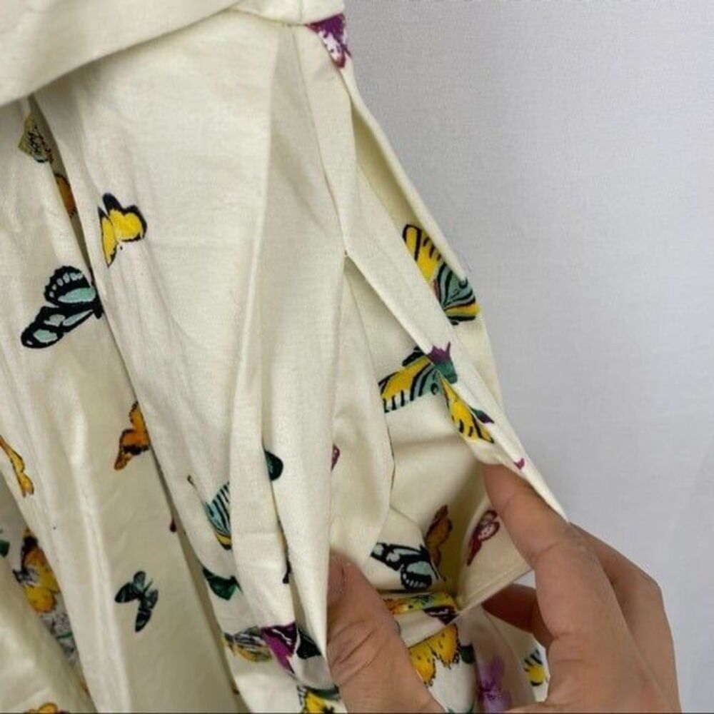 Closet London butterfly dress back zipper pockets 4 Y2K 80's - Picture 4 of 9